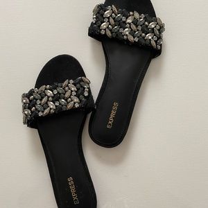 Express embellished sandals